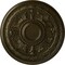 Ekena Millwork Tellson Ceiling Medallion (Fits Canopies up to 6 3/4"), Hand-Painted Green Gold, 30 5/8"OD x 2 1/2"P CM30TEGGS - alternate 1
